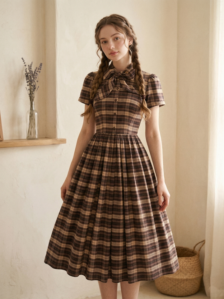MTO - Bonnie Plaid Dress