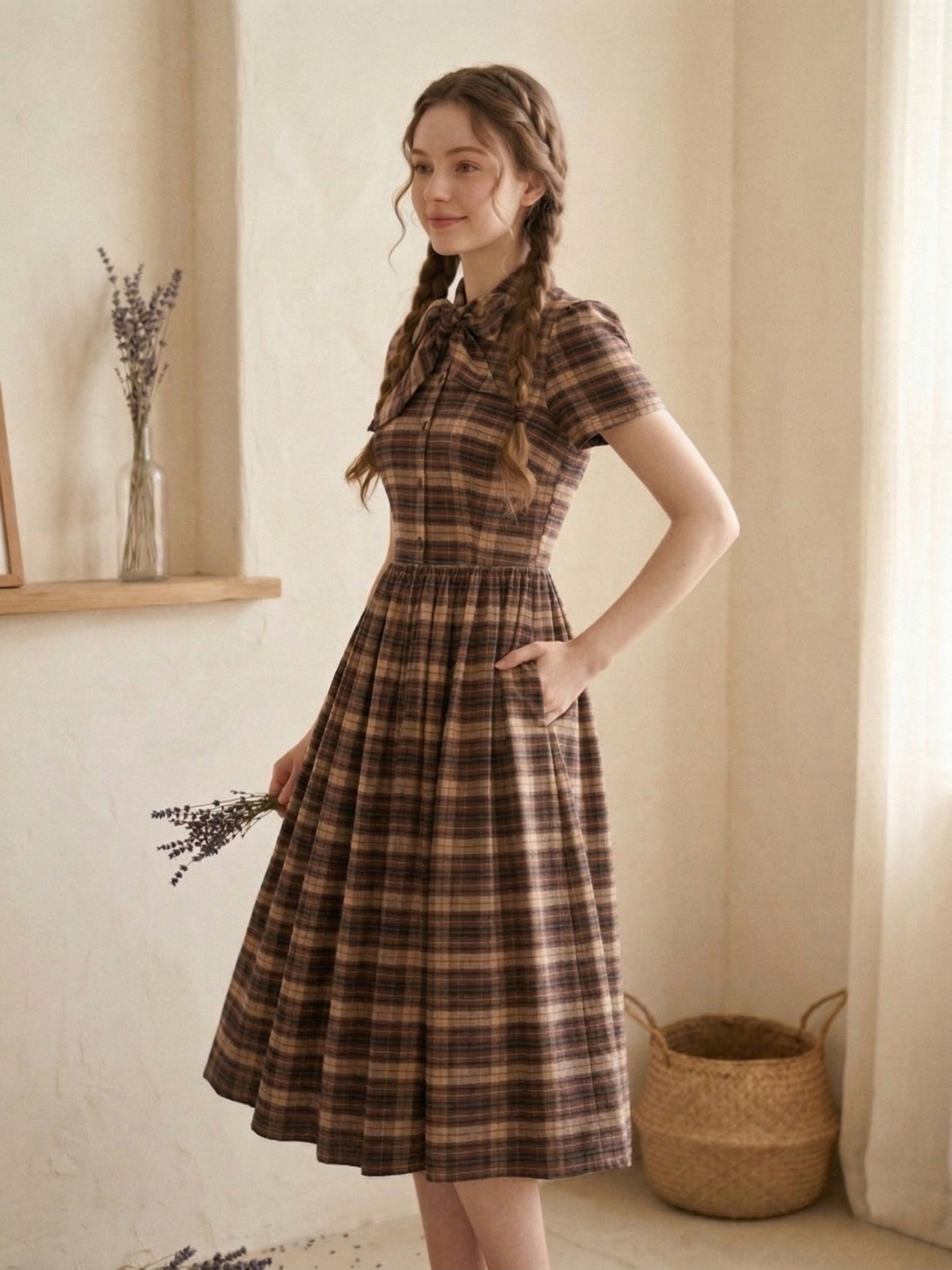 MTO - Bonnie Plaid Dress
