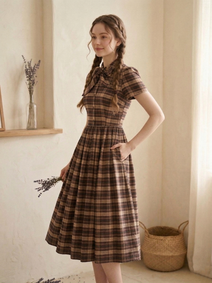 MTO - Bonnie Plaid Dress
