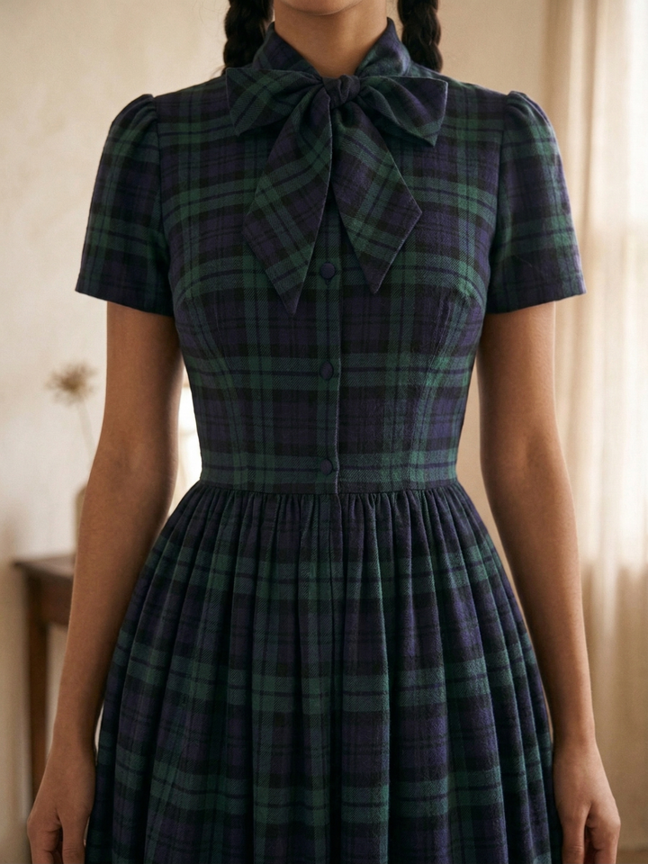 MTO - Bonnie Plaid Dress