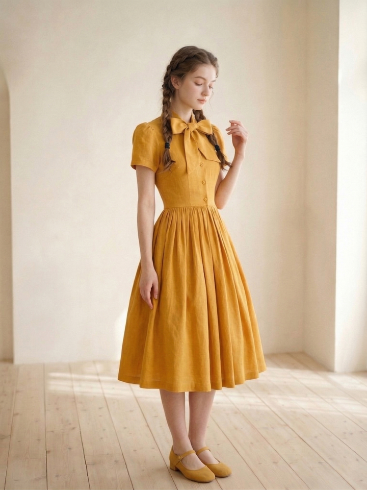 MTO - Bonnie Linen Dress