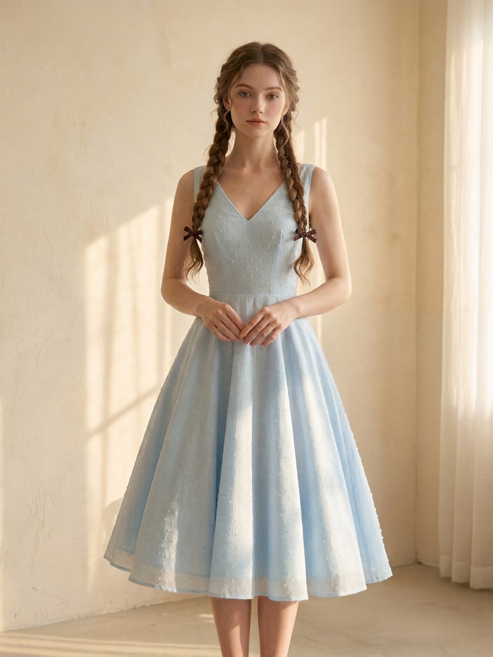 Diana Dotted Swiss Dress