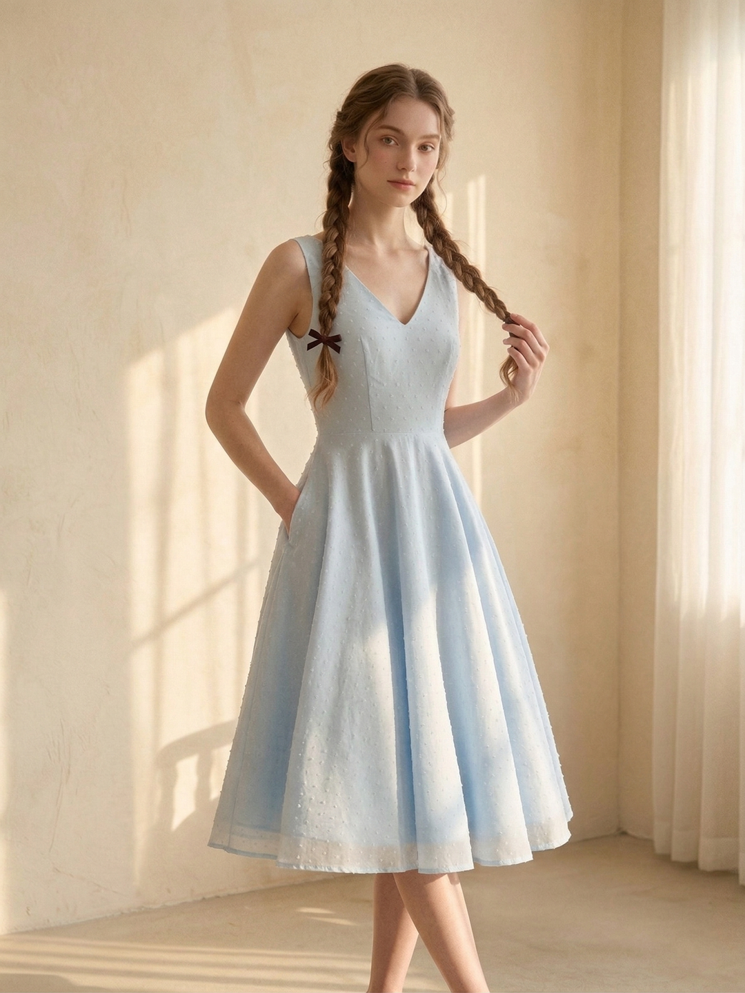 Diana Dotted Swiss Dress