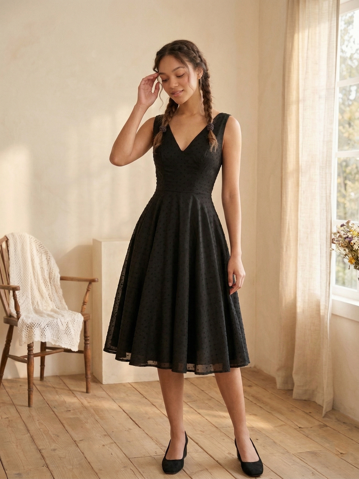 Diana Dotted Swiss Dress