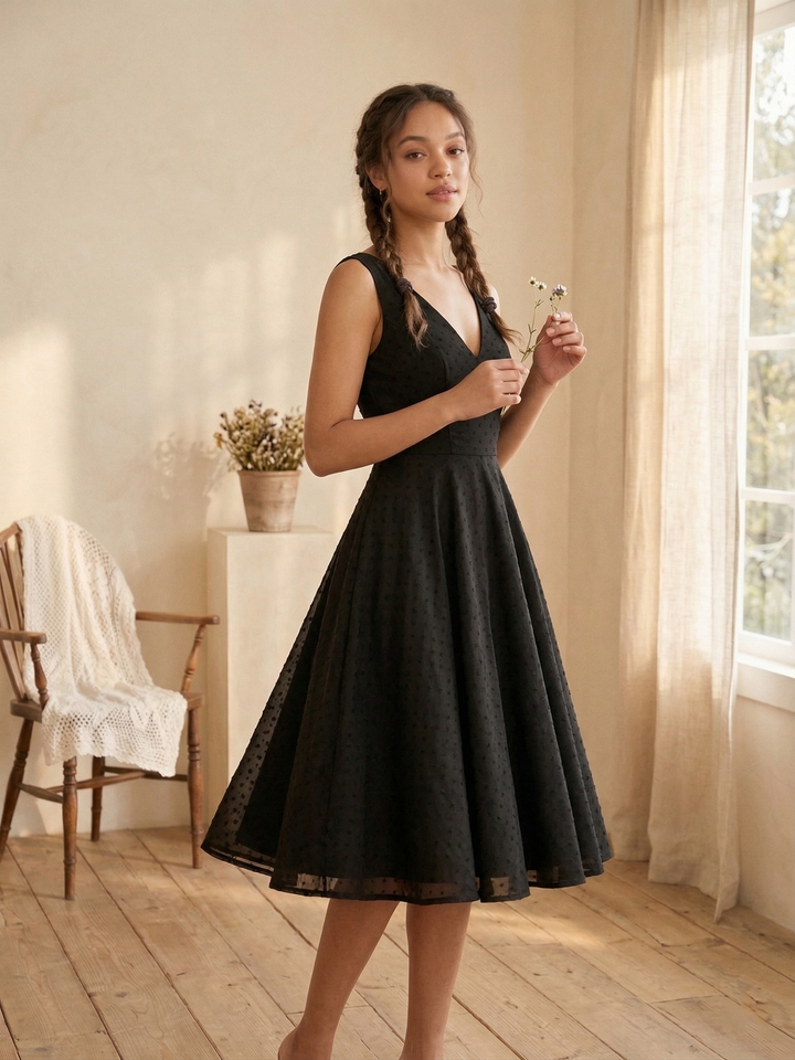 Diana Dotted Swiss Dress