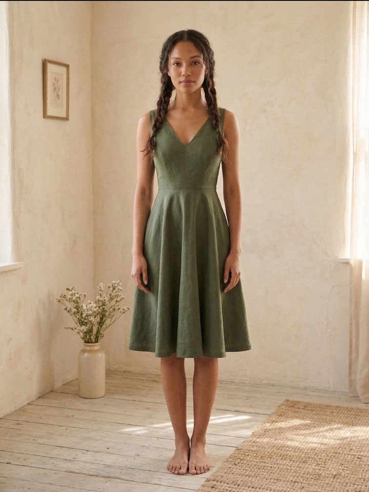 MTO - Diana Linen Dress