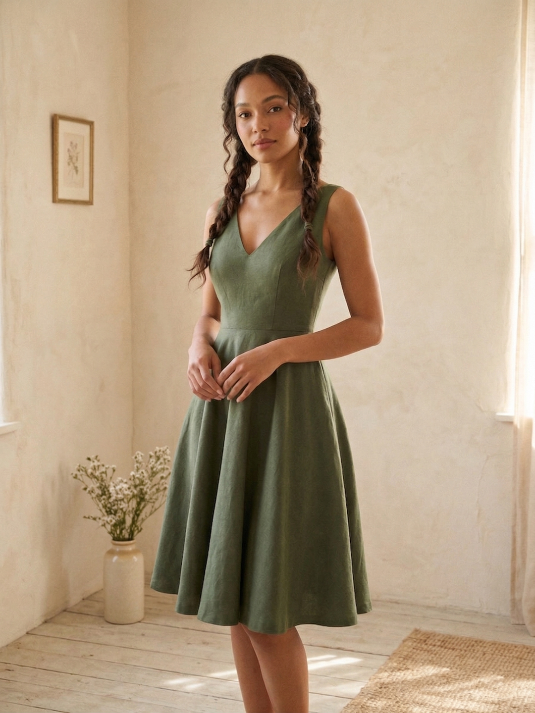 MTO - Diana Linen Dress