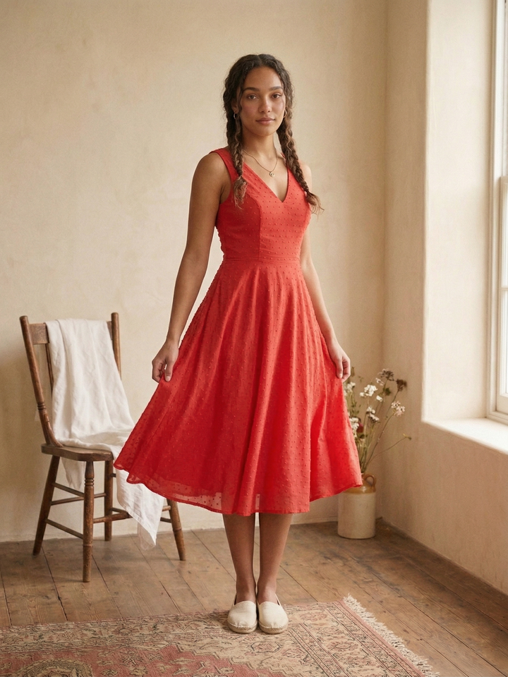 Diana Dotted Swiss Dress