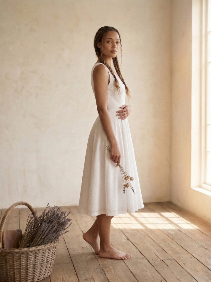 Diana Dotted Swiss Dress