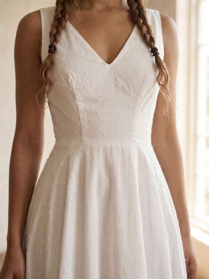 Diana Dotted Swiss Dress
