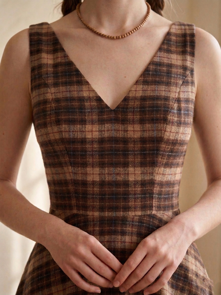 MTO - Diana Plaid Dress