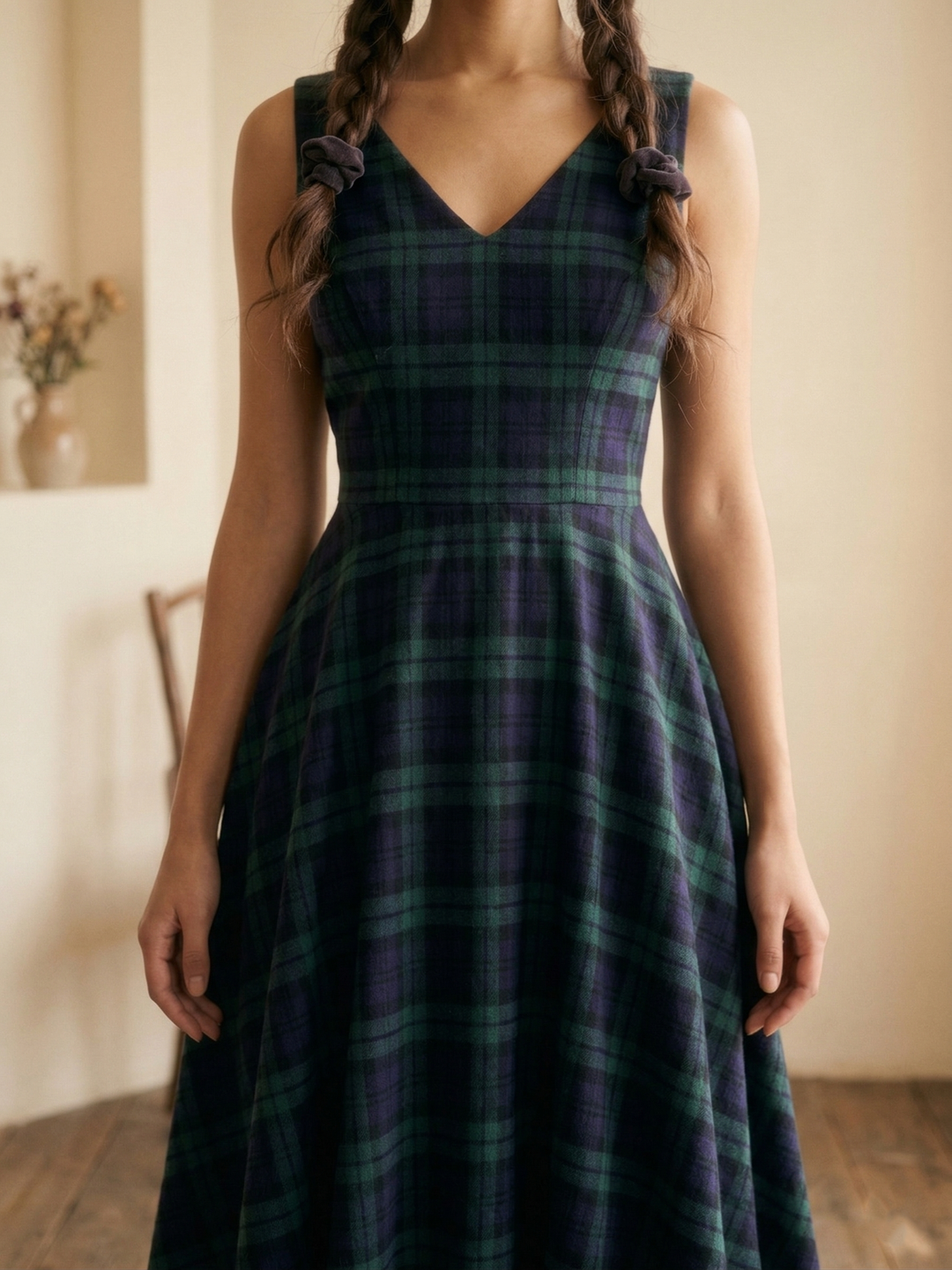 MTO - Diana Plaid Dress