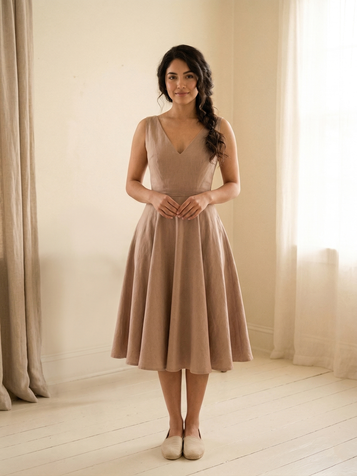 MTO - Diana Linen Dress