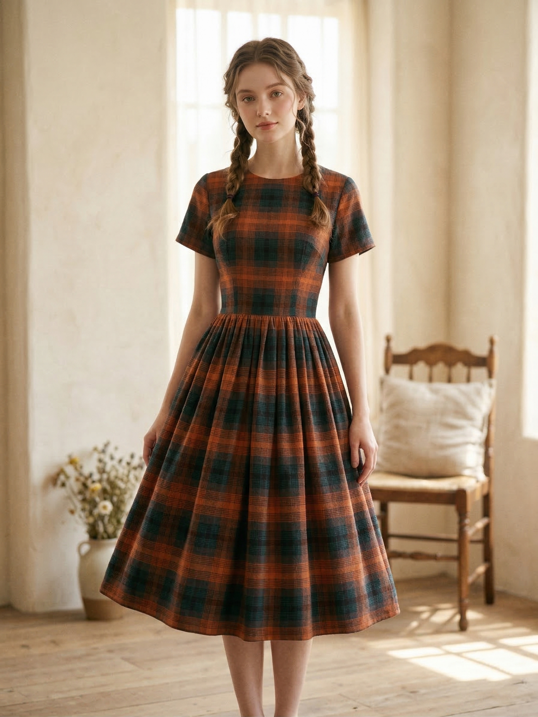 MTO - Dorothy Plaid Dress