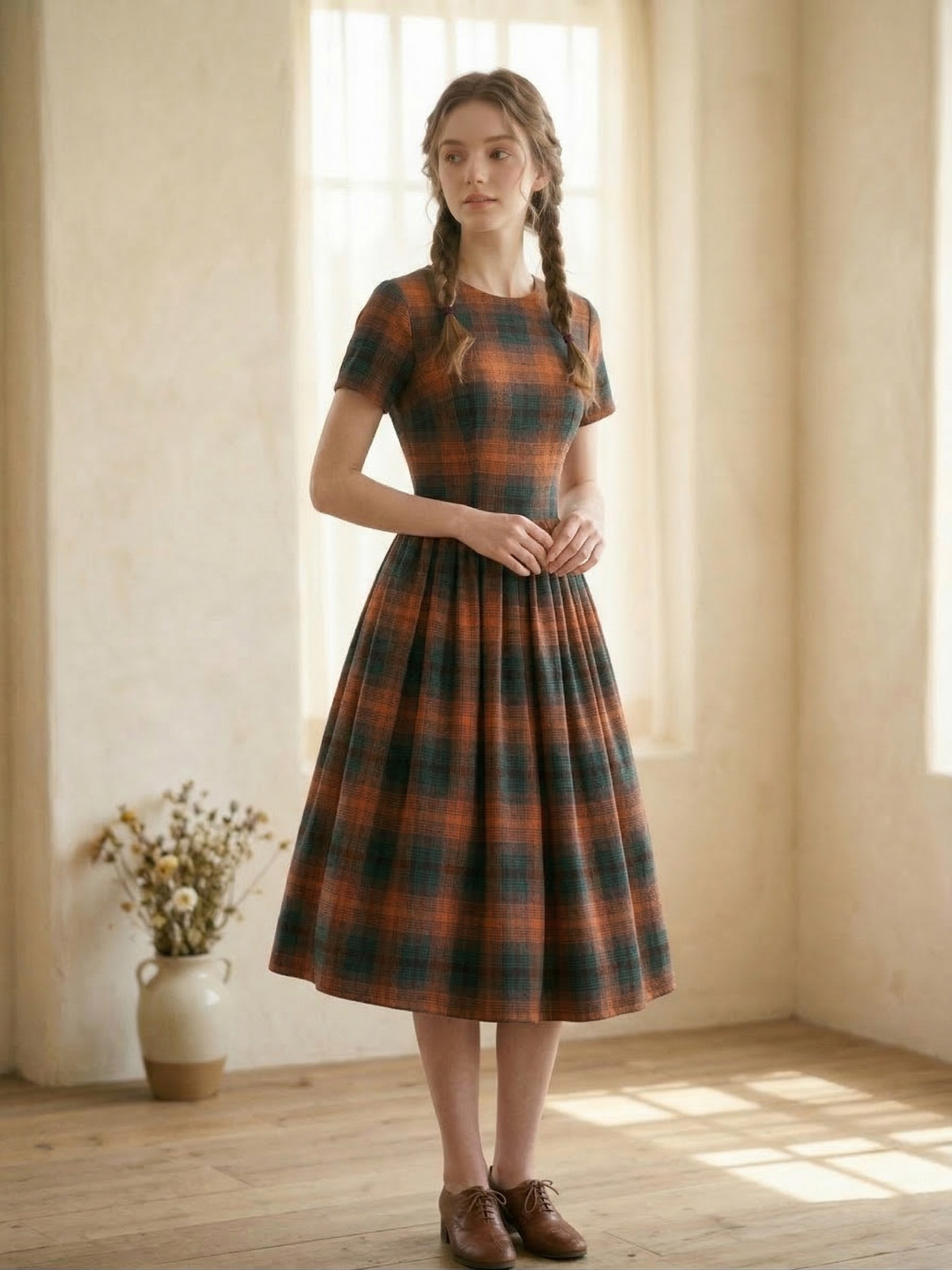 MTO - Dorothy Plaid Dress