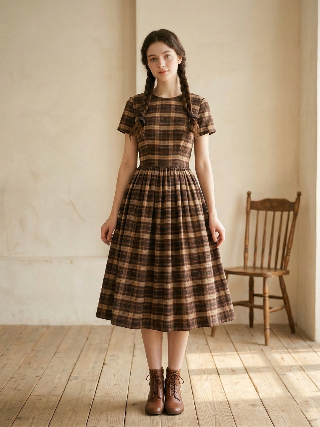 MTO - Dorothy Plaid Dress