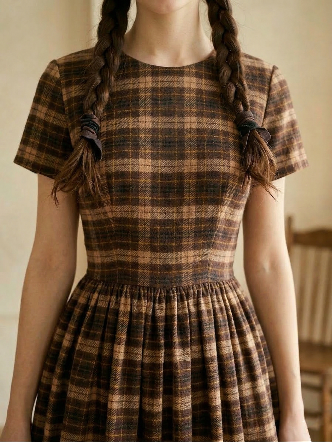 MTO - Dorothy Plaid Dress