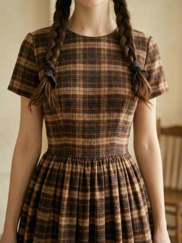 MTO - Dorothy Plaid Dress
