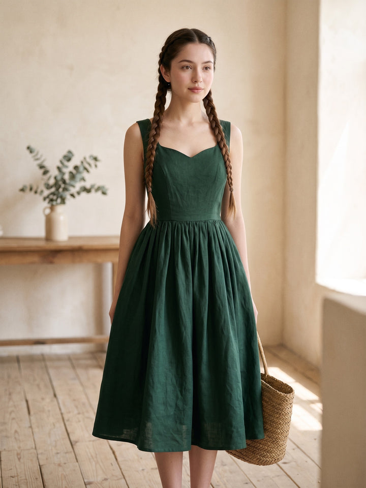 Elizabeth Linen Dress