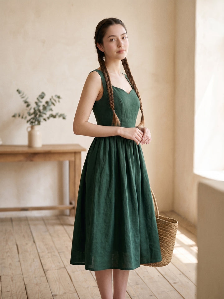 Elizabeth Linen Dress