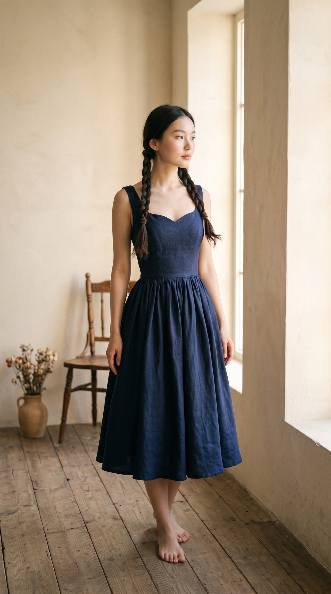 Elizabeth Linen Dress
