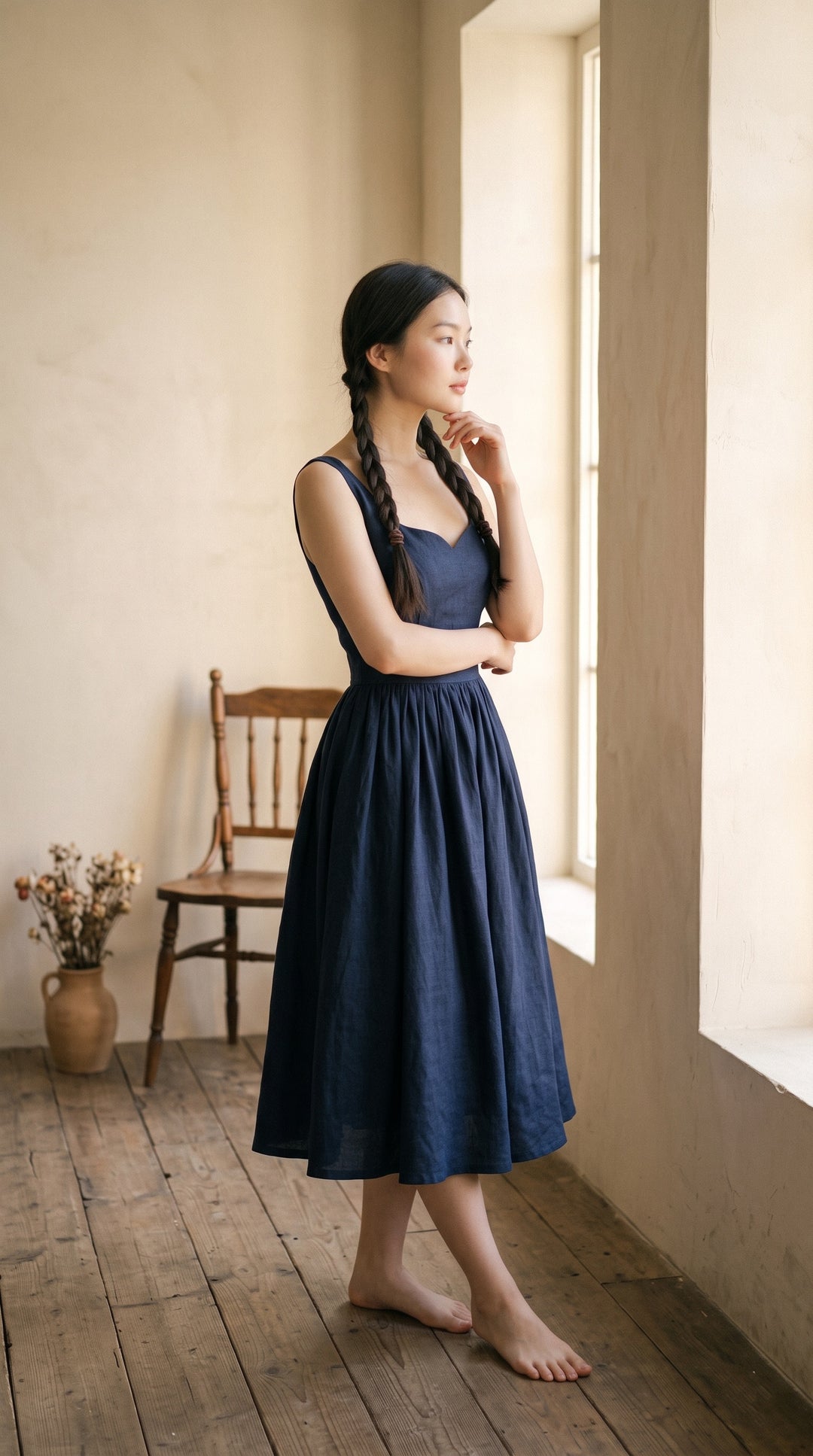 Elizabeth Linen Dress
