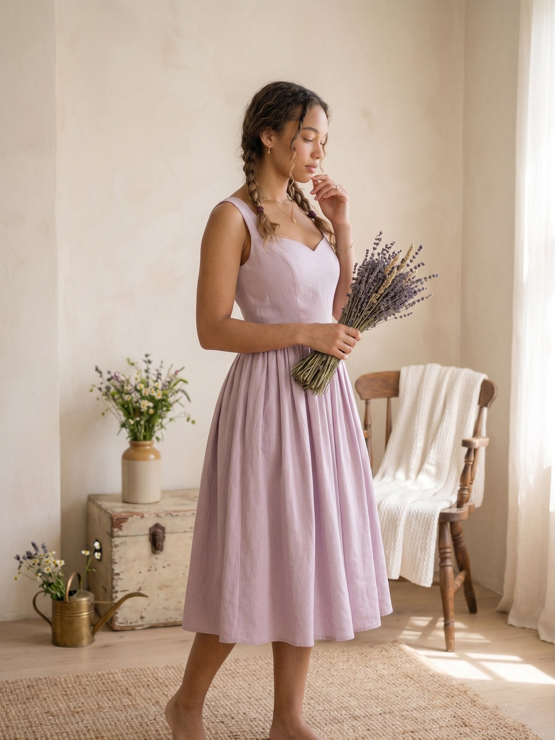 Elizabeth Linen Dress
