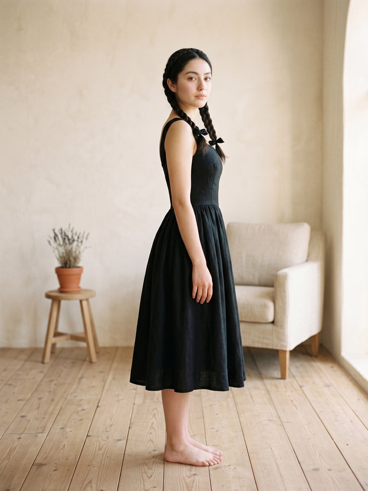 Elizabeth Linen Dress