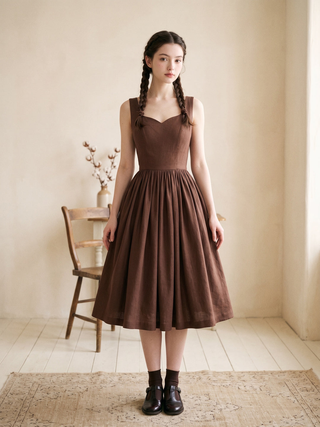 Elizabeth Linen Dress