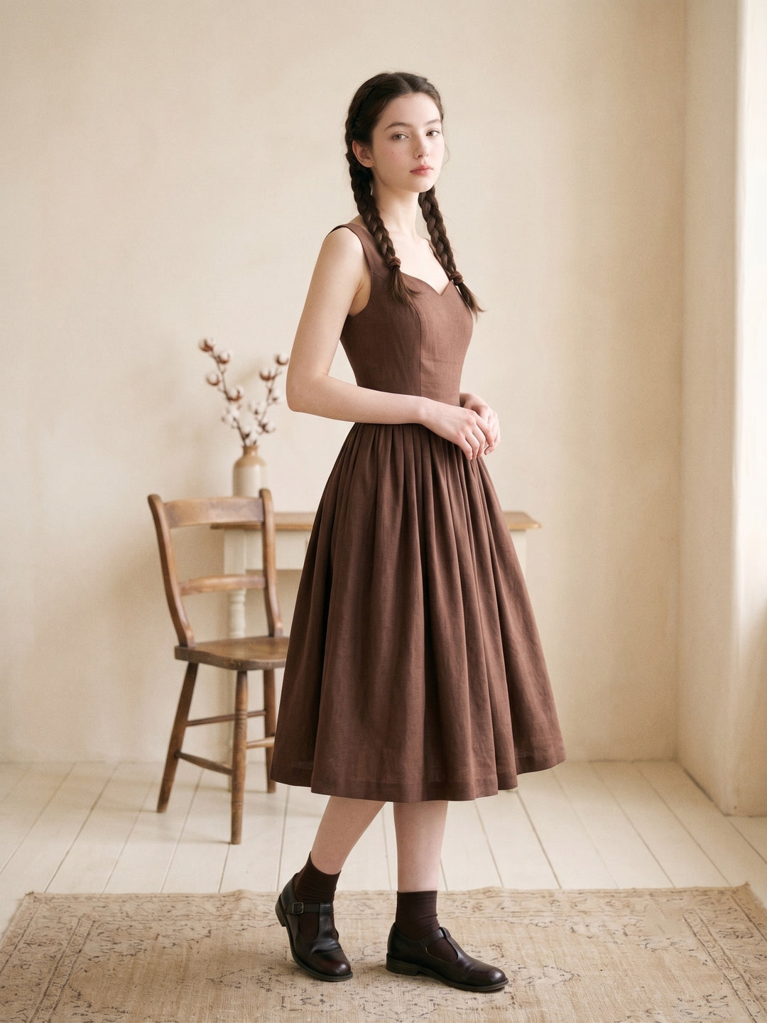 Elizabeth Linen Dress
