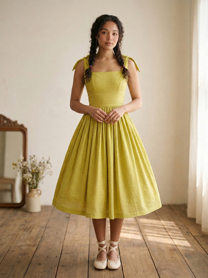 Gilda Dotted Swiss Dress