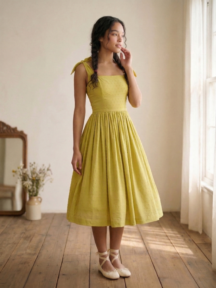 Gilda Dotted Swiss Dress