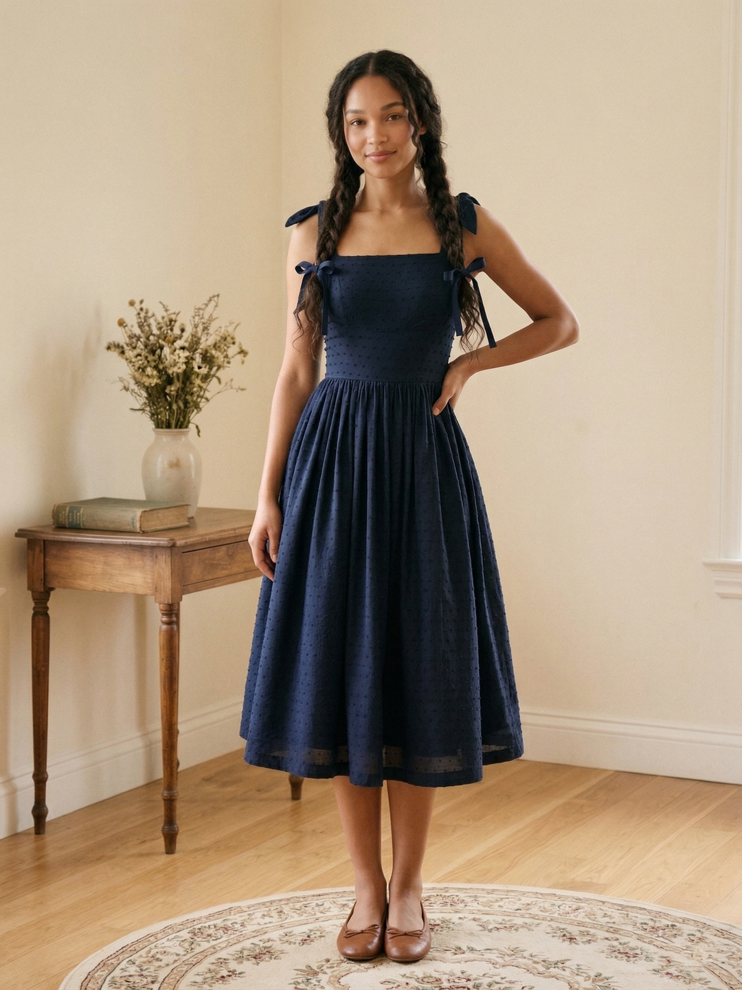 Gilda Dotted Swiss Dress