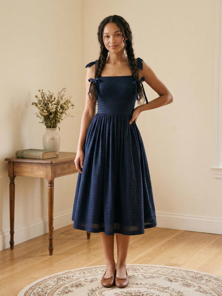Gilda Dotted Swiss Dress