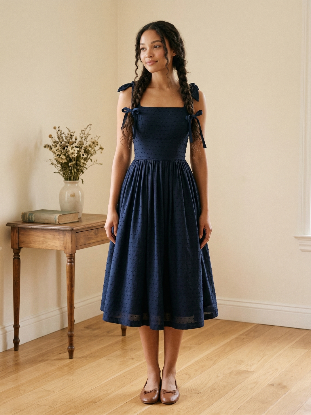 Gilda Dotted Swiss Dress