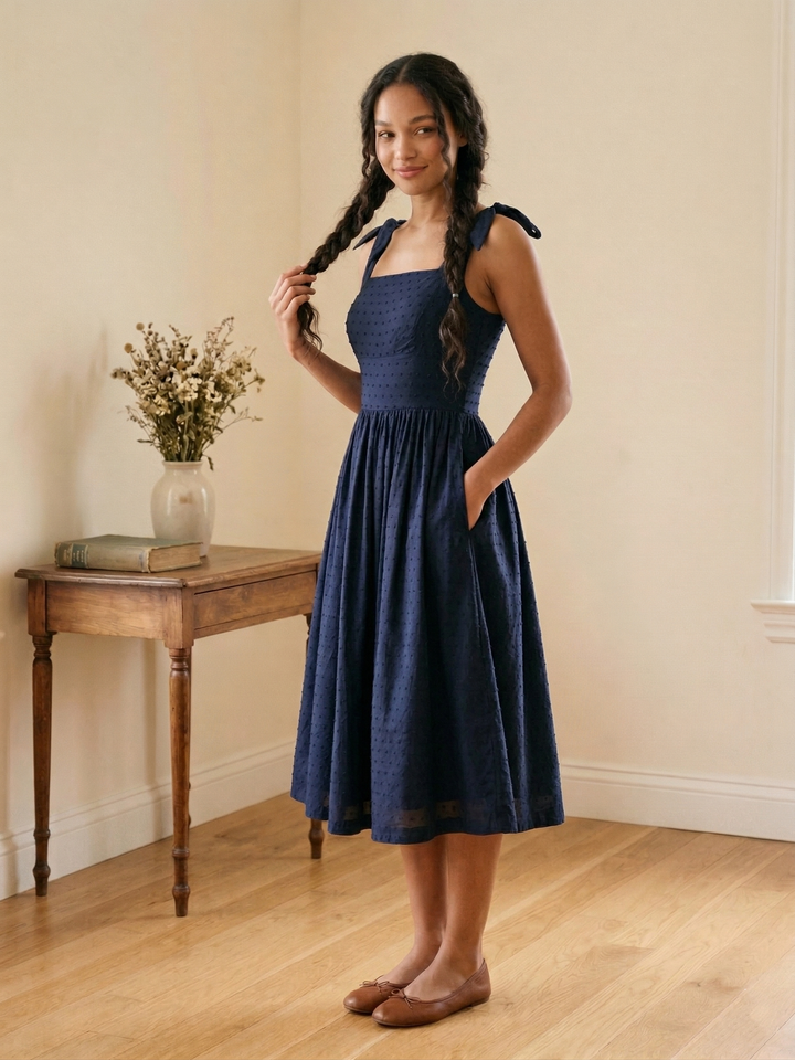 Gilda Dotted Swiss Dress