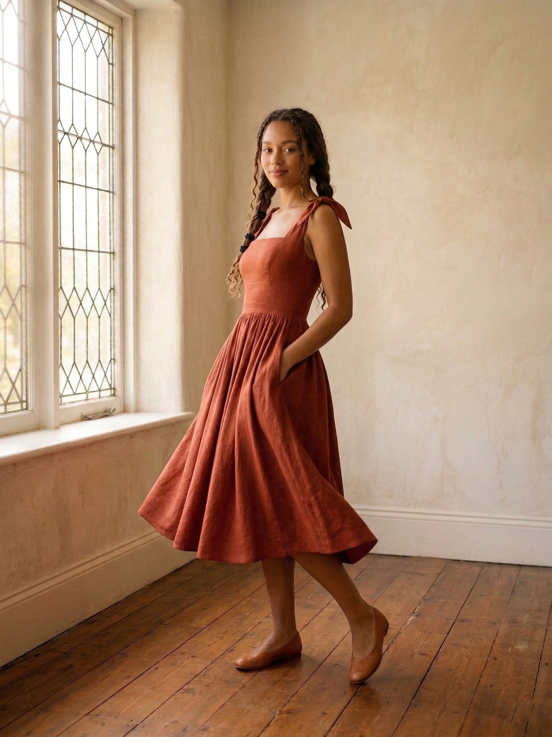 MTO - Gilda Linen Dress