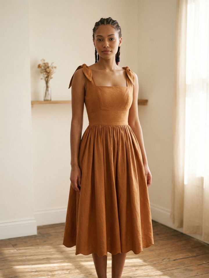 MTO - Gilda Linen Dress