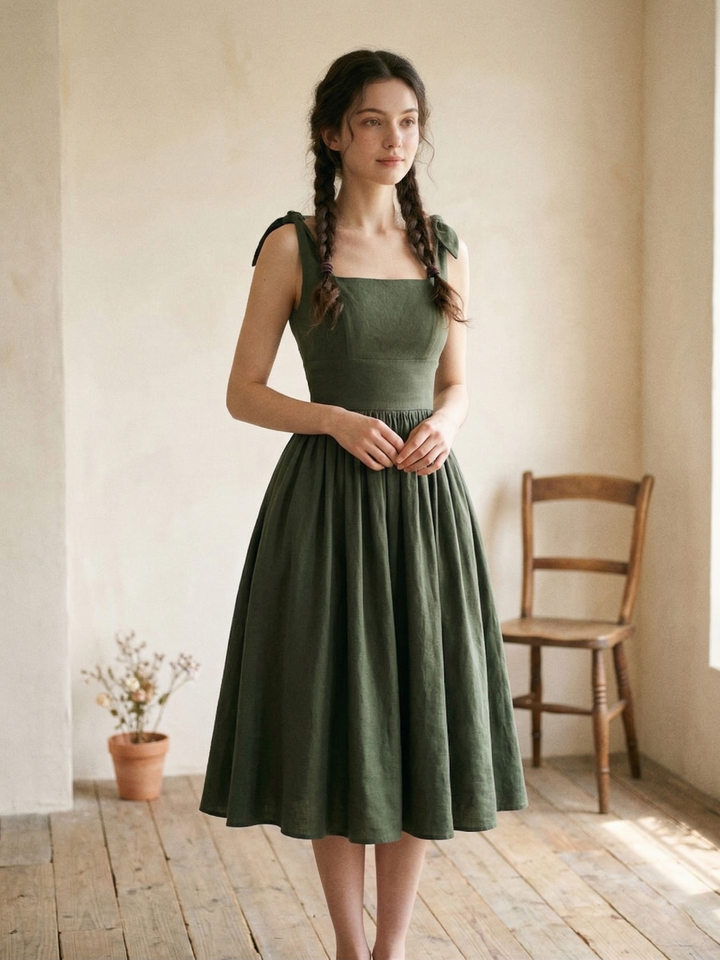 MTO - Gilda Linen Dress