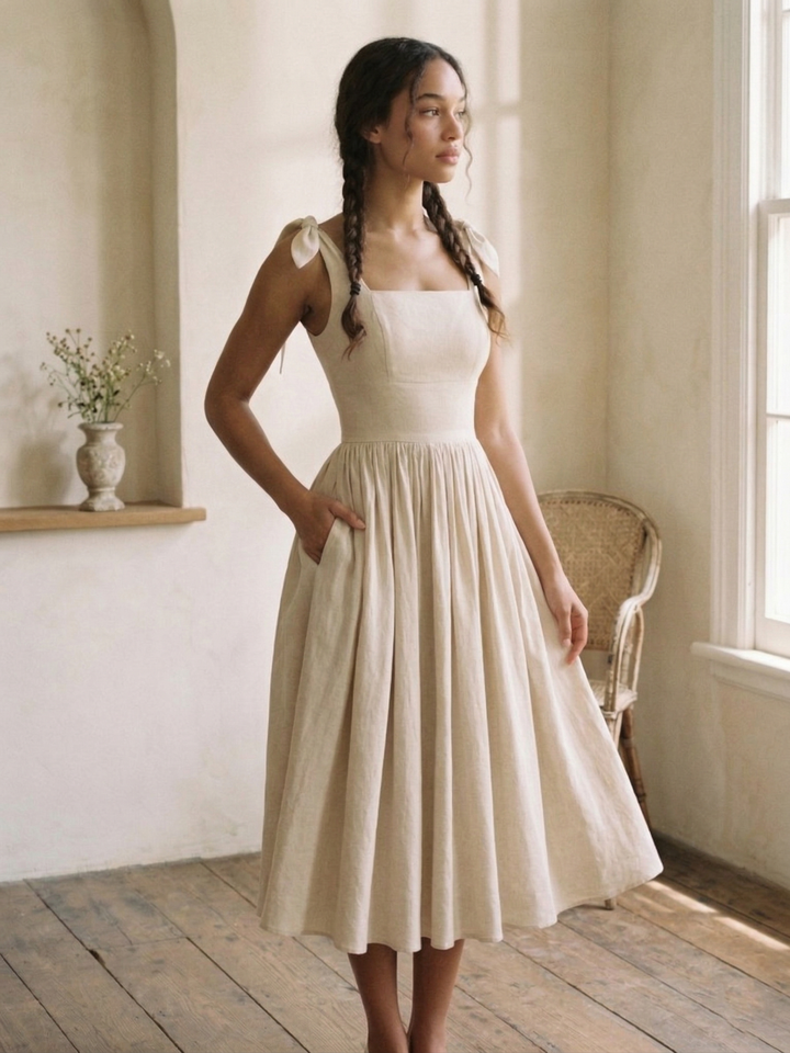 MTO - Gilda Linen Dress