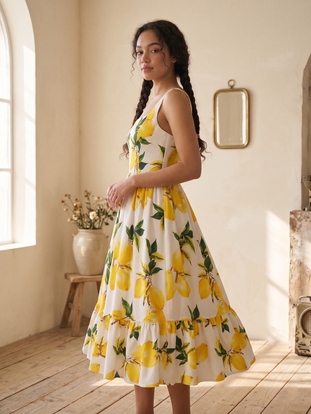 Henrietta Dress "Freshly Squeezed"