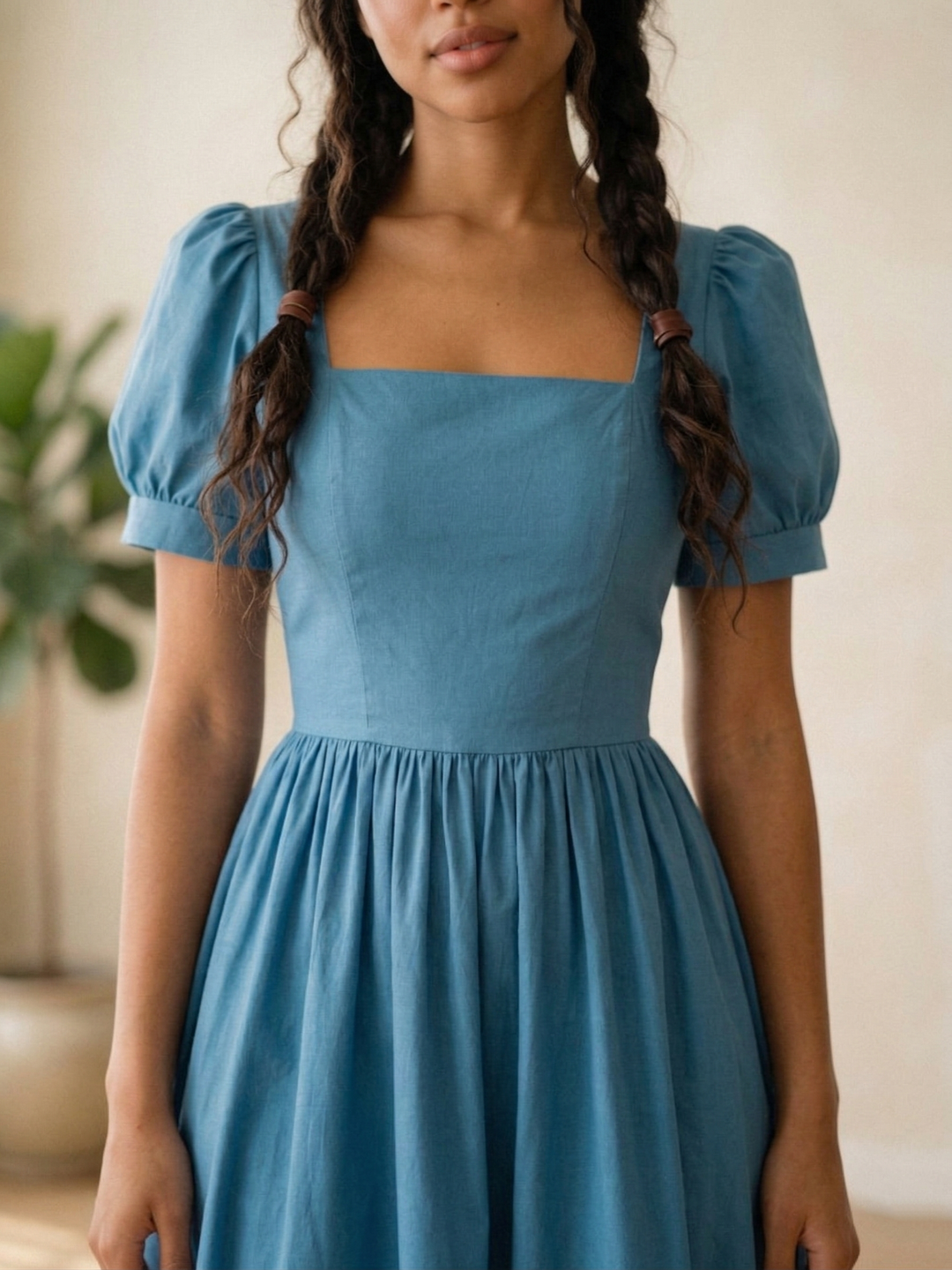 MTO - Isadora Solid Cotton Dress