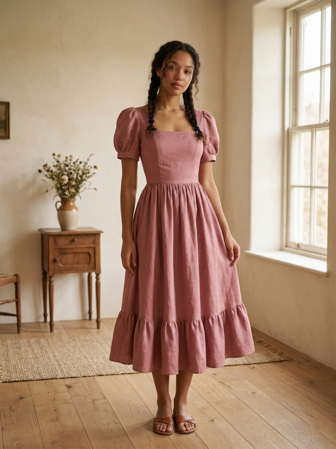 Isadora Linen Dress