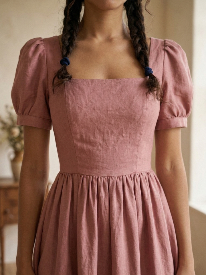 Isadora Linen Dress