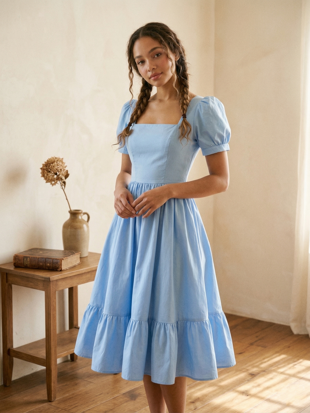 MTO - Isadora Solid Cotton Dress