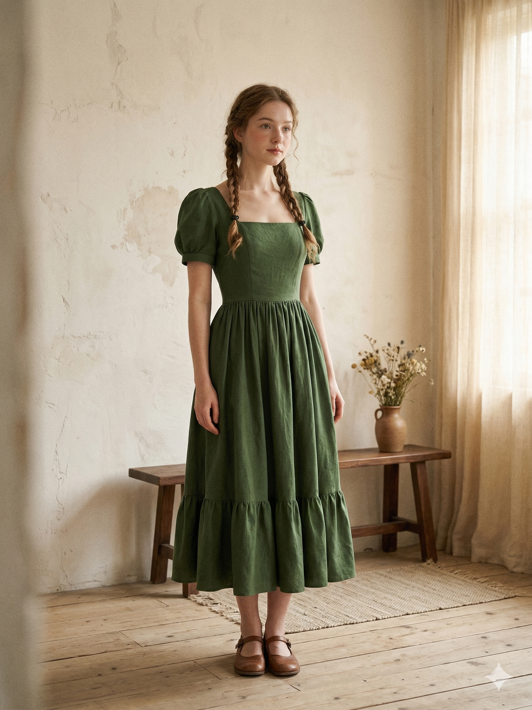 Isadora Linen Dress