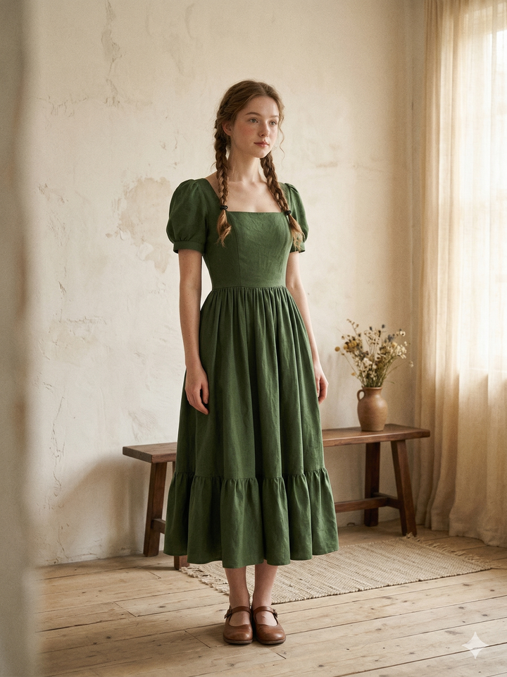 Isadora Linen Dress