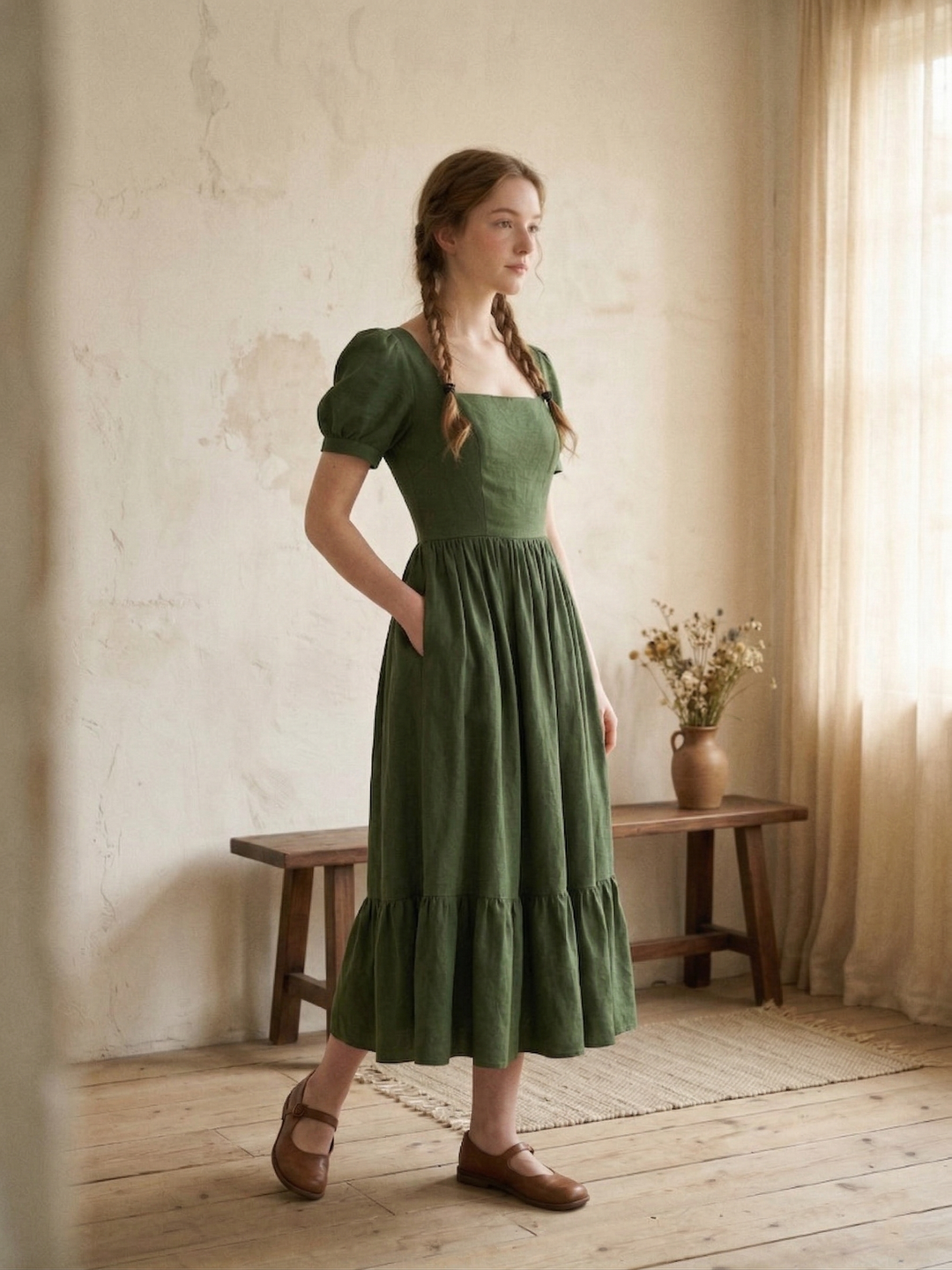 Isadora Linen Dress