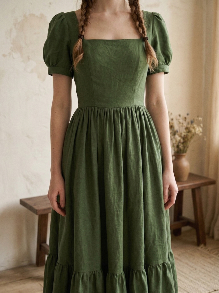 Isadora Linen Dress
