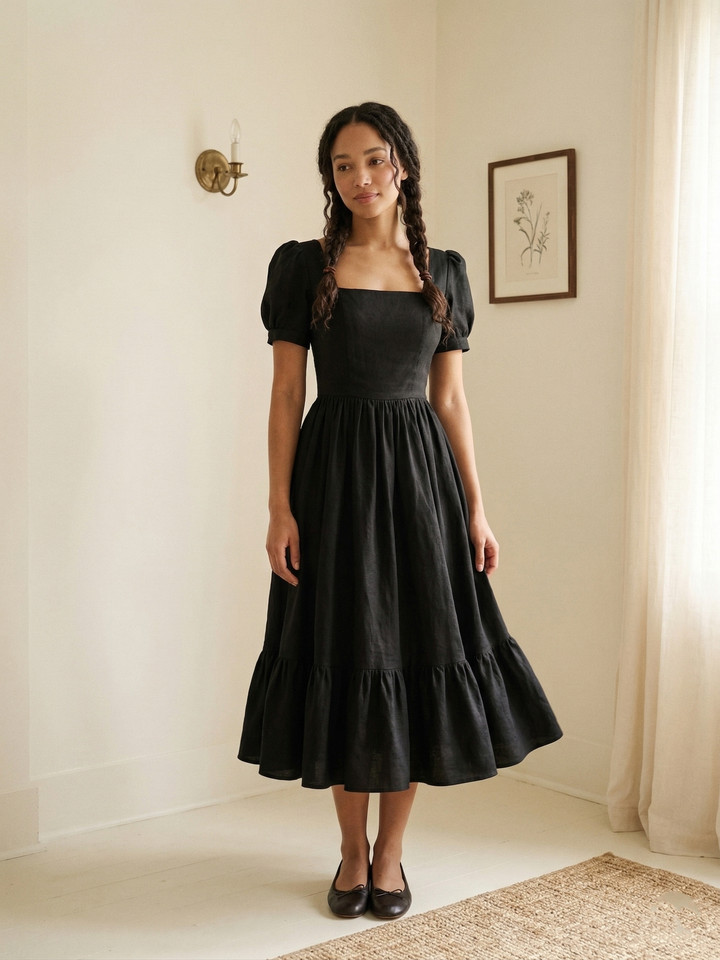 Isadora Linen Dress